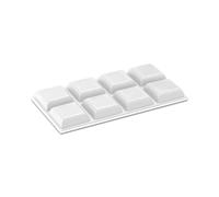 Inofix M41525 - Tope multiuso adhesivo 16x16 2090 blanco