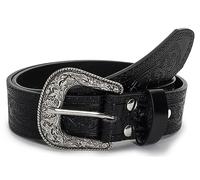 INOGIH Cinturones de cuero estilo vaquero occidental para mujer, hombre, cowgirl - estilo bohemio turquesa con hebillas para cinturón de jeans y pantalones, Suit for Waist 33''-37''