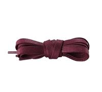 INOKAI Cordones 2 Pares de Cordones Planos de algodón for Zapatos, Botas Unisex, Zapatillas Informales, Cordones de Cuero, Zapatos, Botas Impermeables for Cordones(Dark Red,120cm)