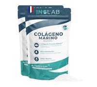 INOLAB Colageno Marino Hidrolizado Puro I Peptidos 2000Da Alta asimilación I Belleza de la Piel y Articulaciones I 70 días/5 g 100% colágeno en polvo.