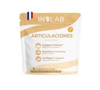 INOLAB | Complemento Articulaciones 4 en 1 | Colageno Ovomet® Patente española + Curcuma Turmacin® + Boswellia + Acerola | Movilidad - Confort Articular - Cartílagos | 60 Cápsulas | 100% Vegetariano