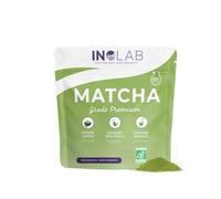 INOLAB Matcha Bio Japonés Grado « Premium » I Té Matcha en Polvo I Energía y Antioxidantes I Ideal para Matcha Latte, Leche Vegetal y Smoothies I 100 g