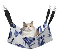 InOmak Blues Saxofón Piano Violonchelo Bajo,Hamaca Colgante para Gatos, Suave, de Doble Cara, para Perros pequeños y Mascotas.,L