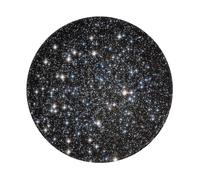 InOmak Brillo Galaxy Impreso No Brillo Real, Alfombrilla de ratón Redonda, Alfombrilla de ratón con Base de Goma Antideslizante, Alfombrilla de ratón de 8 Pulgadas