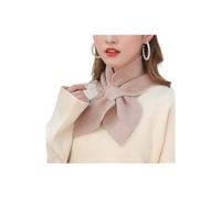 INOMAK Bufanda súper suave para mujer, bufanda roja para mujer invierno, bufanda de punto cálido engrosado, bufanda de cuello cruzado (ONE,Khaki)
