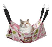 InOmak Búho Lindo,Hamaca Colgante para Gatos, Suave, de Doble Cara, para Perros pequeños y Mascotas.,L