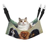 InOmak Cavalier King Charles Spaniel Dorado Negro,Hamaca Colgante para Gatos, Suave, de Doble Cara, para Perros pequeños y Mascotas.,L