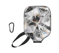 InOmak Cristal con Textura de Diamante Estilo Cristal, Funda Deportiva para Pala de Pickleball; Estuche Compatible con Todas Las Formas y tamaños de Pala.