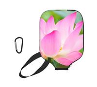 InOmak Flor y Capullo de Loto, Funda Deportiva para Pala de Pickleball; Estuche Compatible con Todas Las Formas y tamaños de Pala.