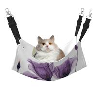 InOmak Flores de Esperanza de Color púrpura Lavanda,Hamaca Colgante para Gatos, Suave, de Doble Cara, para Perros pequeños y Mascotas.,M