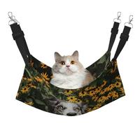 InOmak Flores para Perros Border Collie Felices,Hamaca Colgante para Gatos, Suave, de Doble Cara, para Perros pequeños y Mascotas.,L