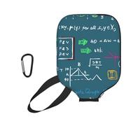InOmak Fórmula matemática Impresa, Funda Deportiva para Pala de Pickleball; Estuche Compatible con Todas Las Formas y tamaños de Pala.