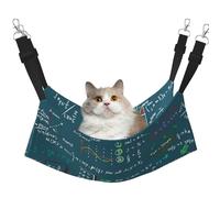 InOmak Fórmula matemática Impresa,Hamaca Colgante para Gatos, Suave, de Doble Cara, para Perros pequeños y Mascotas.,L