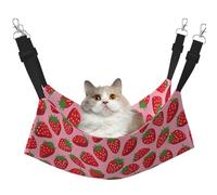 InOmak Fresa,Hamaca Colgante para Gatos, Suave, de Doble Cara, para Perros pequeños y Mascotas.,L