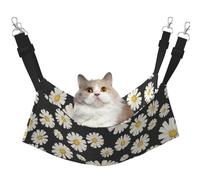 InOmak Hermosas Margaritas Blancas,Hamaca Colgante para Gatos, Suave, de Doble Cara, para Perros pequeños y Mascotas.,M