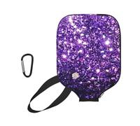 InOmak Hermoso Brillo Morado, Funda Deportiva para Pala de Pickleball; Estuche Compatible con Todas Las Formas y tamaños de Pala.
