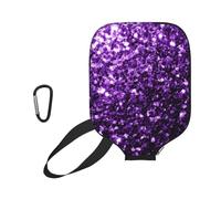 InOmak Hermoso Brillo Morado, Funda Deportiva para Pala de Pickleball; Estuche Compatible con Todas Las Formas y tamaños de Pala.