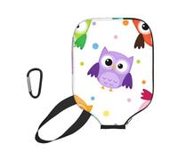 InOmak Lindo Estampado de búho Animal, Funda Deportiva para Pala de Pickleball; Estuche Compatible con Todas Las Formas y tamaños de Pala.