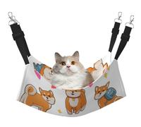 InOmak Lindo y Divertido Shiba Inu,Hamaca Colgante para Gatos, Suave, de Doble Cara, para Perros pequeños y Mascotas.,M