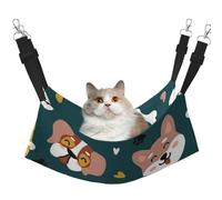 InOmak Lindos Huesos de Perro, Patas de Cachorro y Corazones de Amor Coloridos,Hamaca Colgante para Gatos, Suave, de Doble Cara, para Perros pequeños y Mascotas.,M