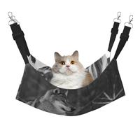 InOmak Lobo Salvaje Impreso,Hamaca Colgante para Gatos, Suave, de Doble Cara, para Perros pequeños y Mascotas.,L