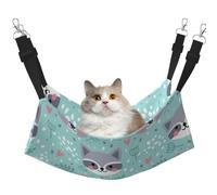 InOmak Mapache y Koala,Hamaca Colgante para Gatos, Suave, de Doble Cara, para Perros pequeños y Mascotas.,L