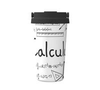 InOmak Matemáticas Geometría Cálculo para fanáticos,Taza de café de 500 ml, botella de agua de acero inoxidable aislada, taza de café portátil