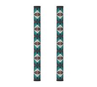 InOmak Nativos americanos del suroeste, indígenas aztecas y navajos, 2 piezas de cubiertas para manijas de puerta de refrigerador para microondas, lavavajillas y horno