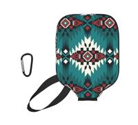 InOmak Nativos Americanos del suroeste, indígenas Aztecas y navajos, Funda Deportiva para Pala de Pickleball; Estuche Compatible con Todas Las Formas y tamaños de Pala.