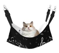 InOmak Notas Musicales voladoras Teclas de Piano Musicales,Hamaca Colgante para Gatos, Suave, de Doble Cara, para Perros pequeños y Mascotas.,L