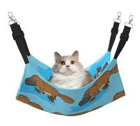 InOmak Ornitorrinco Australiano Divertido,Hamaca Colgante para Gatos, Suave, de Doble Cara, para Perros pequeños y Mascotas.,L