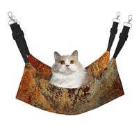 InOmak Óxido marrón Metal Colorido Oxidado,Hamaca Colgante para Gatos, Suave, de Doble Cara, para Perros pequeños y Mascotas.,L
