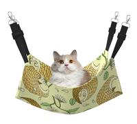 InOmak Pangolines y Margaritas,Hamaca Colgante para Gatos, Suave, de Doble Cara, para Perros pequeños y Mascotas.,M