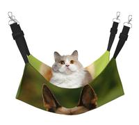 InOmak Pastor alemán Feliz Impreso,Hamaca Colgante para Gatos, Suave, de Doble Cara, para Perros pequeños y Mascotas.,L