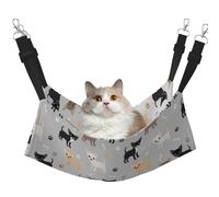 InOmak Patas y Huesos de Chihuahua,Hamaca Colgante para Gatos, Suave, de Doble Cara, para Perros pequeños y Mascotas.,M