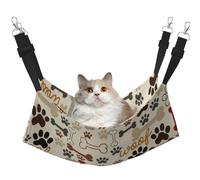 InOmak Patas y Huesos de Perro,Hamaca Colgante para Gatos, Suave, de Doble Cara, para Perros pequeños y Mascotas.,M