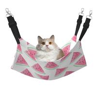 InOmak Patrón de Frutas de sandía,Hamaca Colgante para Gatos, Suave, de Doble Cara, para Perros pequeños y Mascotas.,M