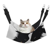 InOmak Perro Border Collie,Hamaca Colgante para Gatos, Suave, de Doble Cara, para Perros pequeños y Mascotas.,M