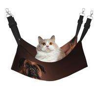 InOmak Perro bóxer Tranquilo y mentiroso,Hamaca Colgante para Gatos, Suave, de Doble Cara, para Perros pequeños y Mascotas.,M