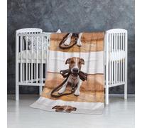 InOmak Perros Jack Russell Terrier Animales,Manta Suave y cálida de Franela Antibolitas, 76 x 127 cm