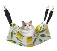 InOmak Ramas de limonero exóticas Estampadas, deliciosas y deliciosas,Hamaca Colgante para Gatos, Suave, de Doble Cara, para Perros pequeños y Mascotas.,L