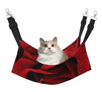 InOmak Rosa roja,Hamaca Colgante para Gatos, Suave, de Doble Cara, para Perros pequeños y Mascotas.,M