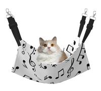 InOmak Tema Musical Impreso,Hamaca Colgante para Gatos, Suave, de Doble Cara, para Perros pequeños y Mascotas.,M