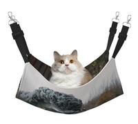 InOmak Tren de Vapor y ferrocarril,Hamaca Colgante para Gatos, Suave, de Doble Cara, para Perros pequeños y Mascotas.,M