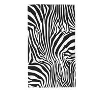 InOmak Zebra Streifen Fondo, Toallas de Mano duraderas para Hotel, Toallas de baño, Toallas de Viaje, Toallas de Cara, 40 x 70 cm