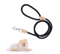INOOMP 1.25m Correa para Perros De Escalada De Montaña Cuerda De Resistente con Gancho Metálico para Entrenamiento y Paseos Al Aire Color Negro