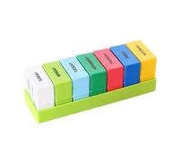 INOOMP 1 Juego 28 7 Cajas Organizadoras Cajones Caja De Pastillas De Arco Iris Píldora Rectángulo