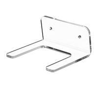 INOOMP 1 Juego Soporte de Pared para Guitarra y Ukelele de Acrílico Transparente Colgador de Instrumentos Musicales para Exhibición Hogar Simple y Elegante