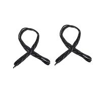 INOOMP 1 Par Cordones de Hockey Antifreezing y Antifractura Agujetas Enceradas para Hielo y Esquí Negro para Botas Deportivas y Estilo Personal