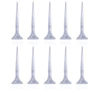 INOOMP 10 Aplicadores de Tinte Cabello de Nylon Plateado, Cepillo Aceite Capilar, Set de 10 Piezas para Peluquería Profesional y Uso Doméstico